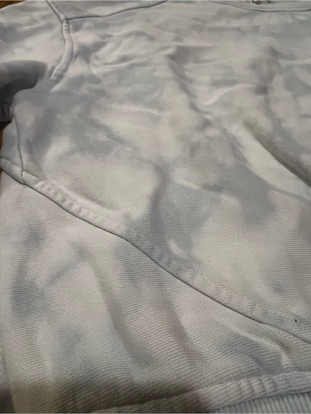 rag & bone Women's Light Blue Tie-Dye Crewneck Sweatshirt - Picture 10 of 11